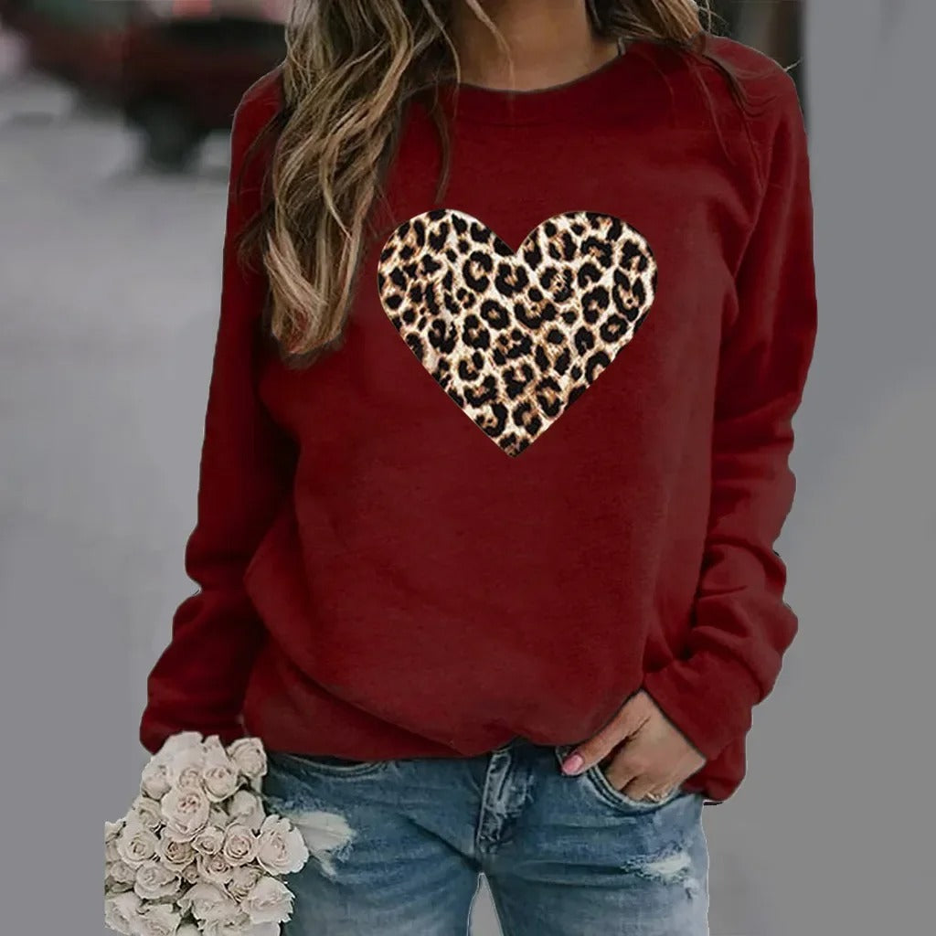 Women - Jumper - Round Neck with Kidney Motifs - Cozy Stylish Knitwear for Everyday Comfort