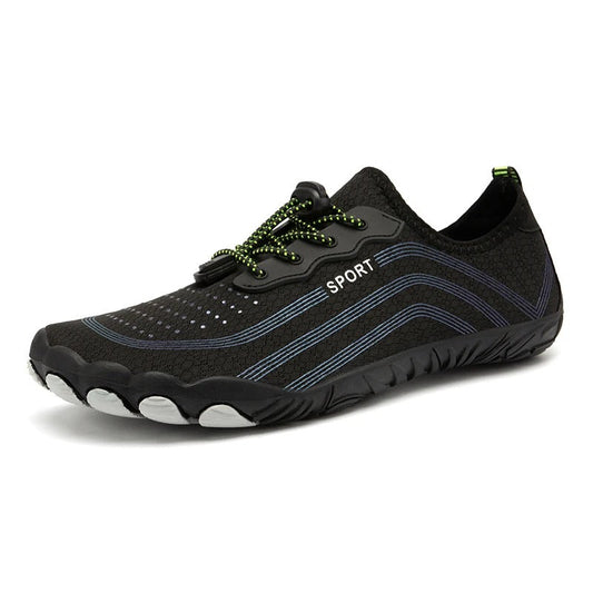 Wide toe box zero drop running barefoot shoes mens