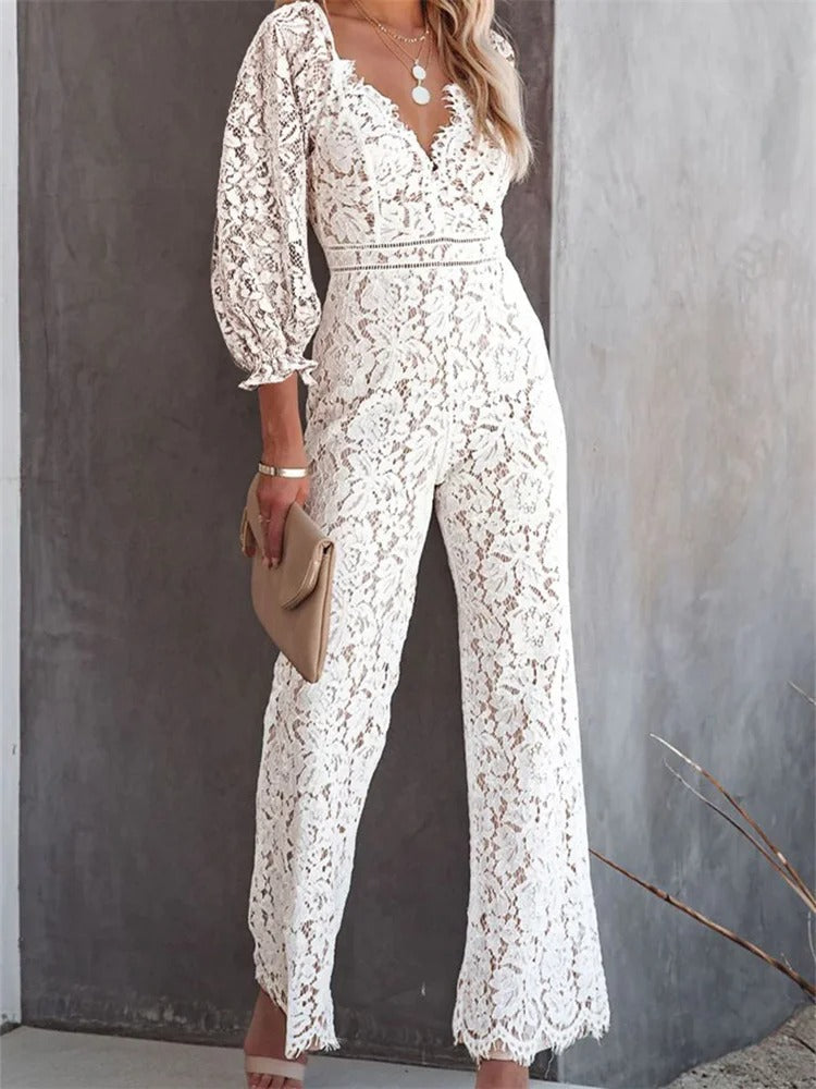 Elegant lace jumpsuits