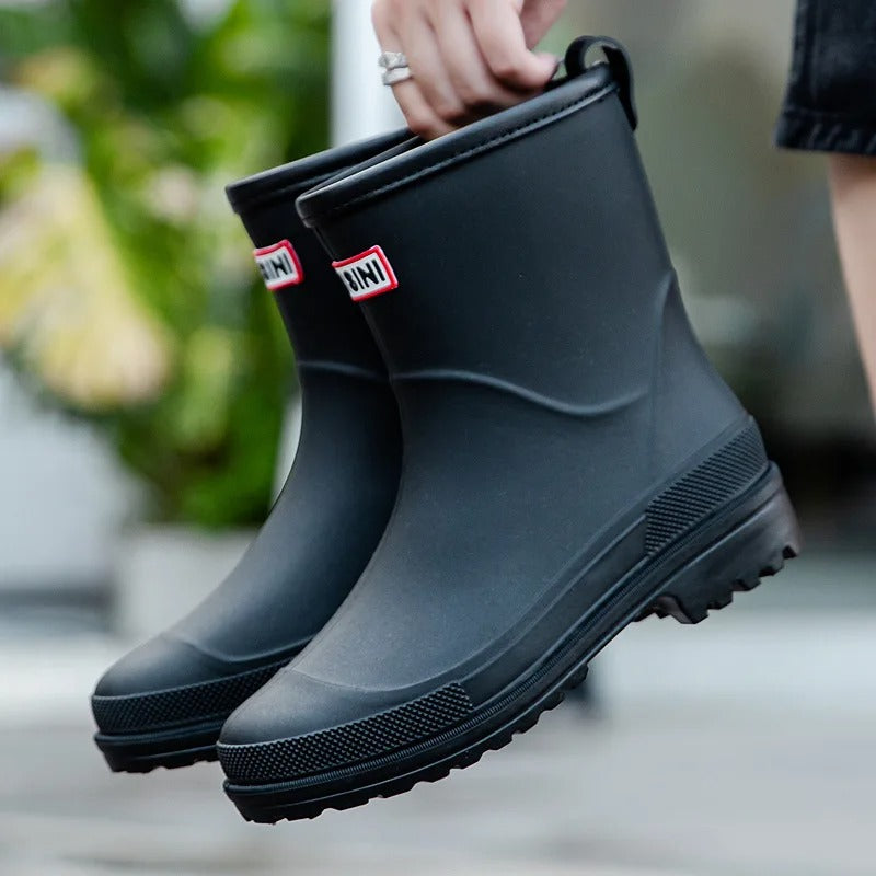 Women's - Waterproof Rain Boots - Durable & Stylish - Perfect for Wet Weather Adventures