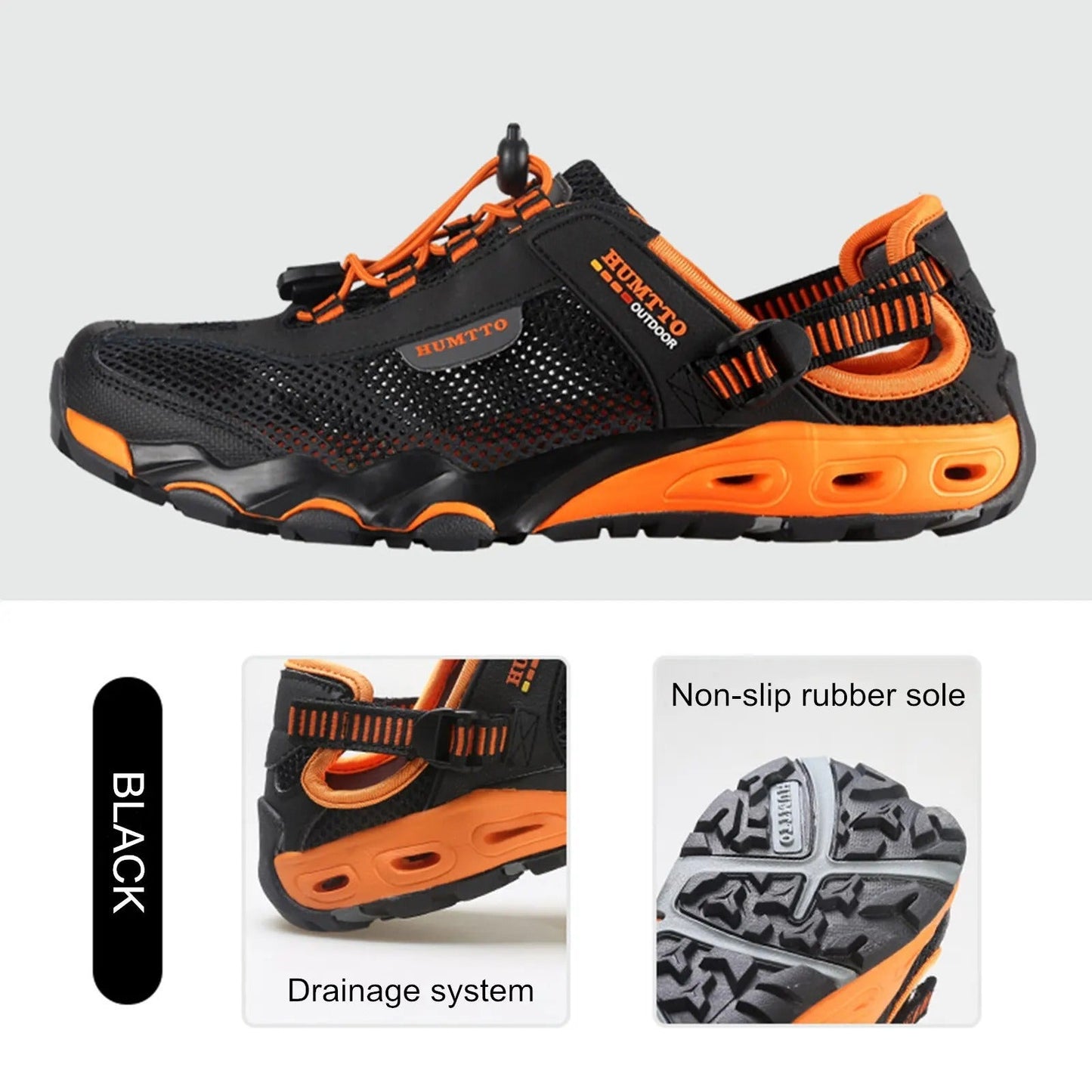 Breathable quick dry trekking barefoot shoes for men