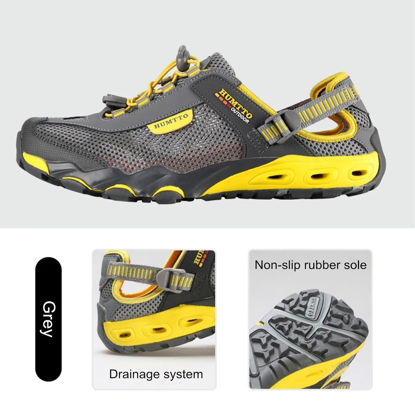 Breathable quick dry trekking barefoot shoes for men