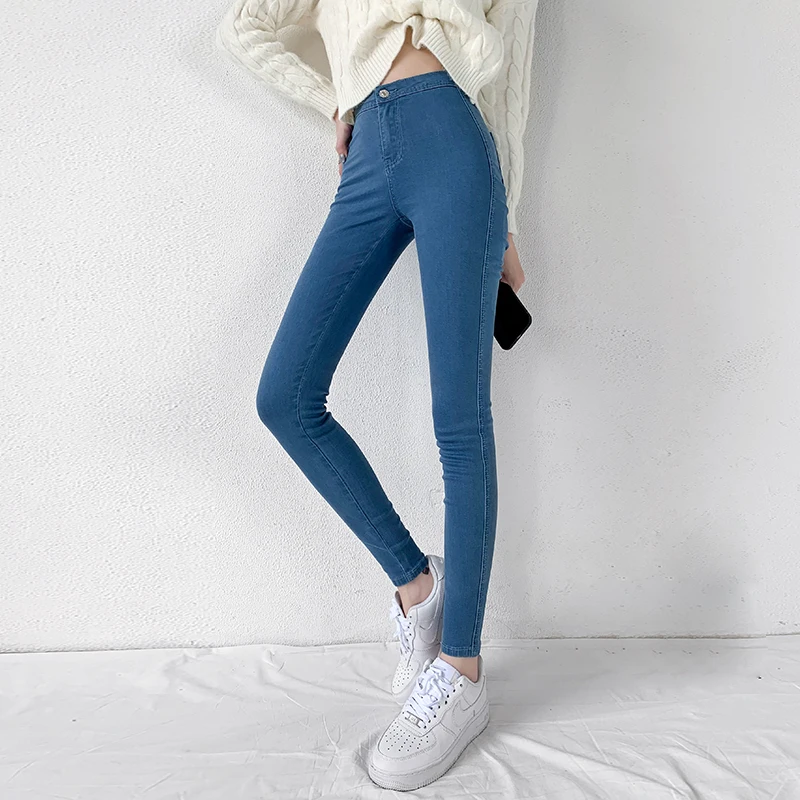 Ladies super stretch skinny jeans