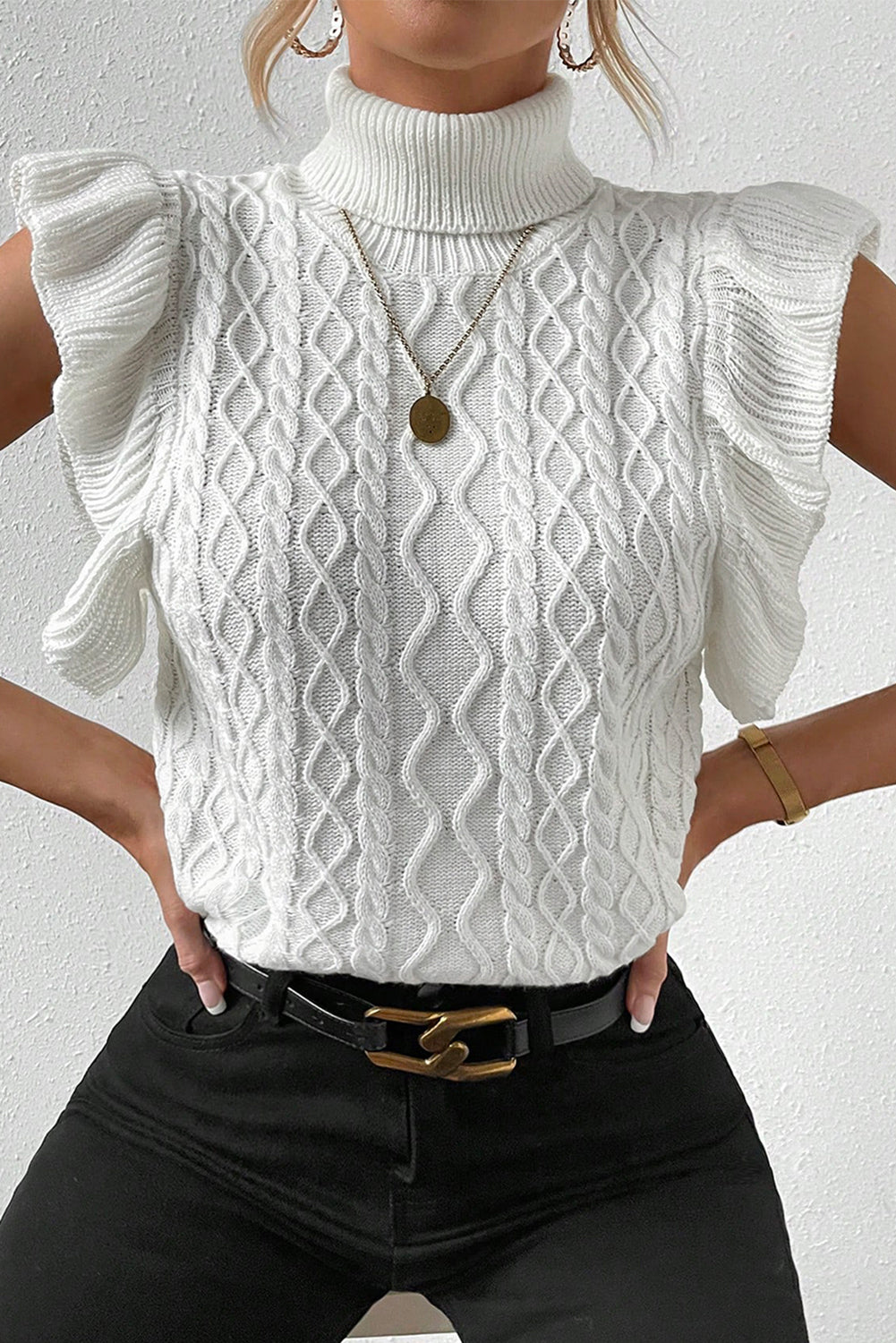 Women's - Striped Blouse - Lightweight Cotton - Stylish White Stripes - Perfect for Casual and Office Wear