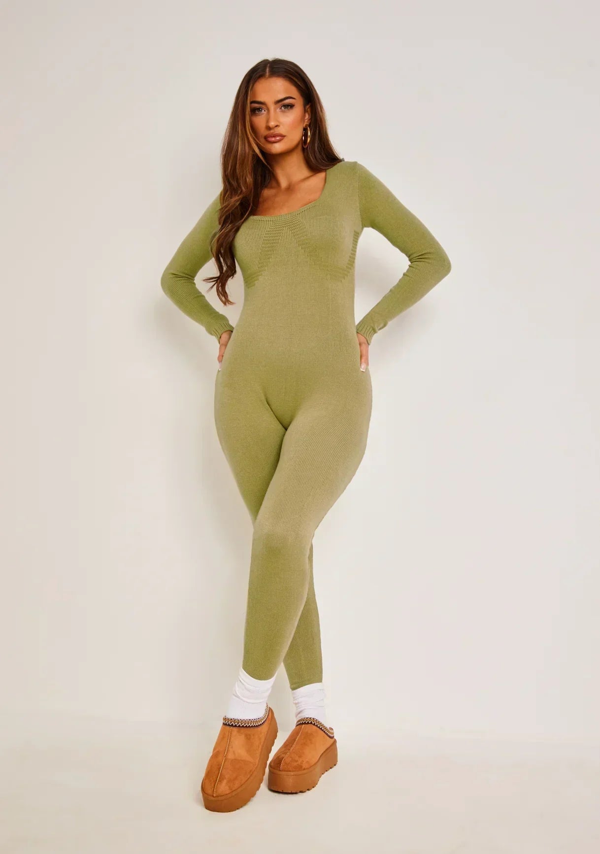 Jumpsuit with sleeves