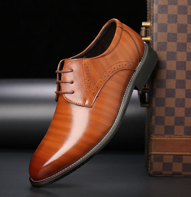 Men - Lace Shoes - Elegant Design and Comfortable Fit - Stylish Footwear for Every Occasion